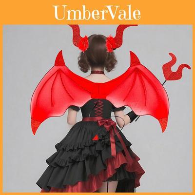 Halloween Demon Horns Costume Headgear For Party Cosplay And Diy Makeup