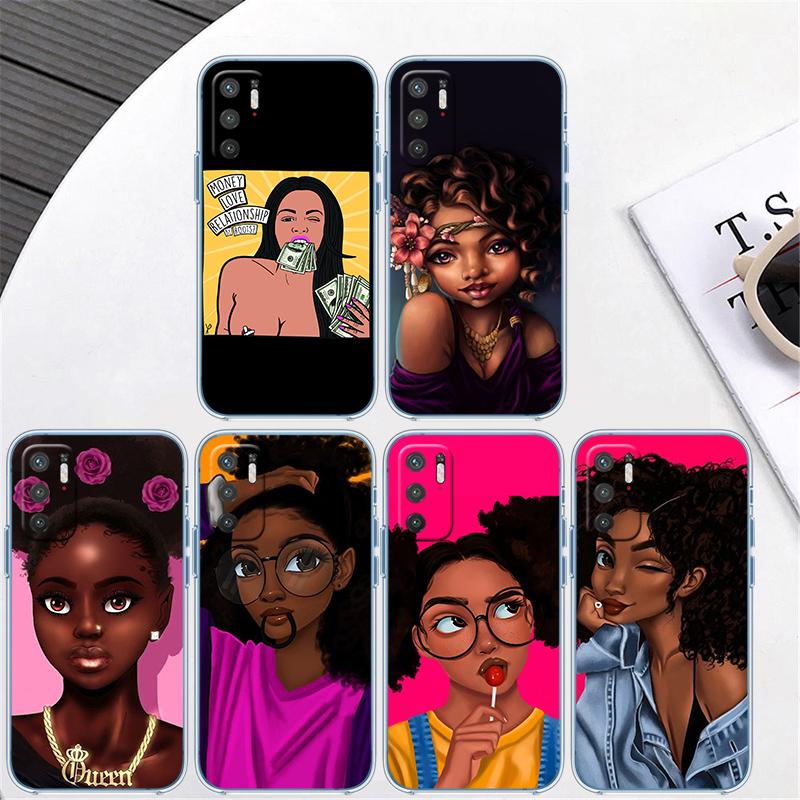 RP57 Poppin Black Girl Phone Case for Motorola Moto G40 G04 G05 One Ace Action Fusion + Plus Hyper Macro Vision Zoom