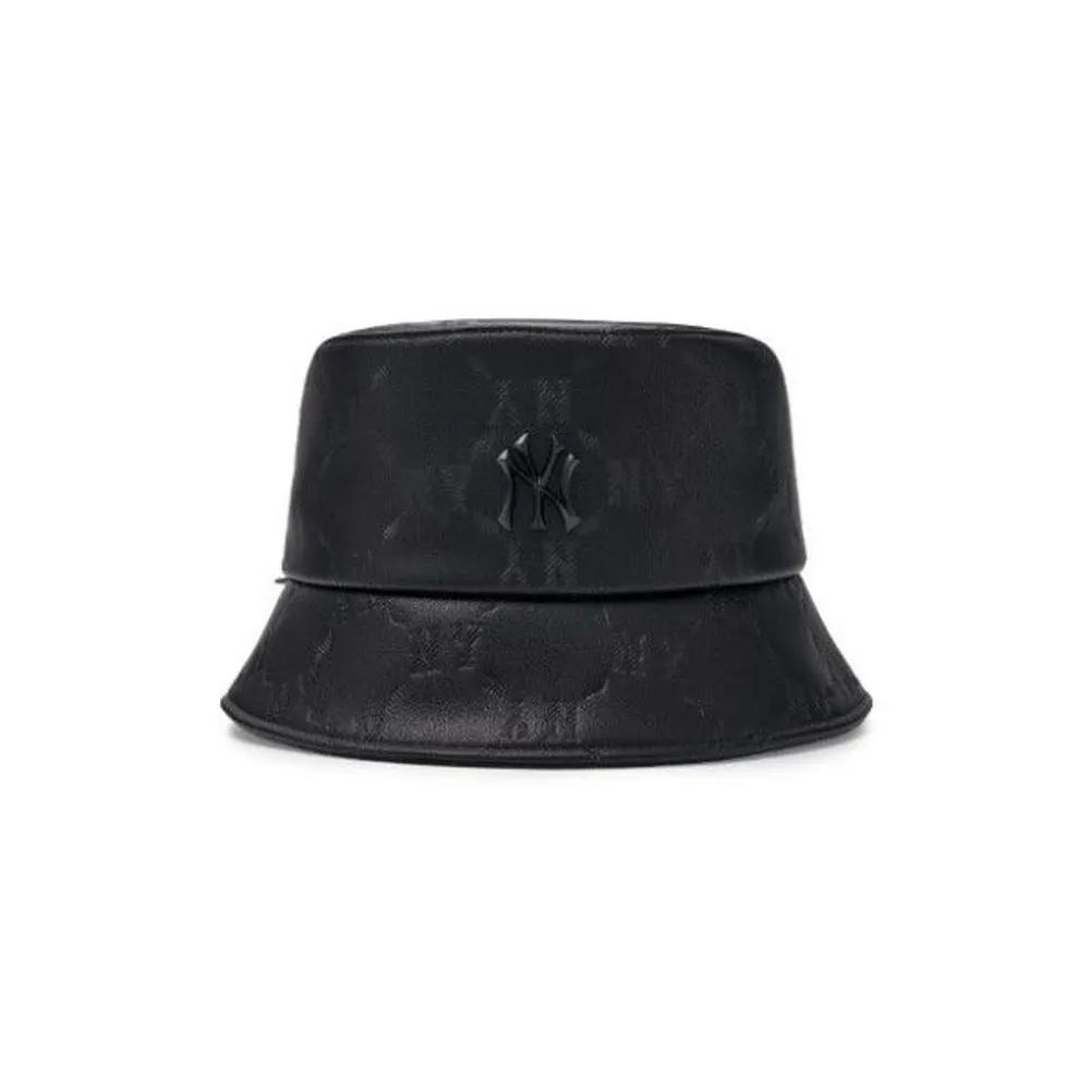 [MLB] Cap JQT 3AHTM034N-50BKS Diamond Monogram Leather Bucket Hat New York Yankees 57