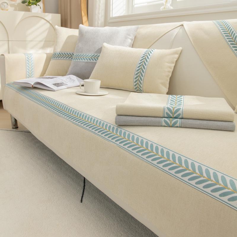 

Sofa Cushion Chenier Universal In All Seasons, Simple And Modern Non-Slip Sofa Cover All-Inclusive Universal Cover Cloth Towel Seat Cushion 70*70cm