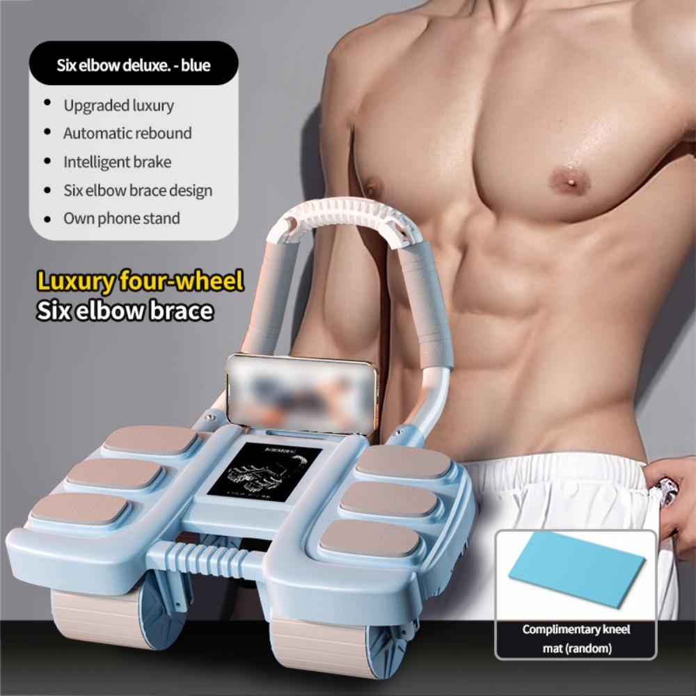 Automatic Rebound Abdominal Exercise Machine 6/8 Elbow Support Arm Abdominal Device  Home Gym