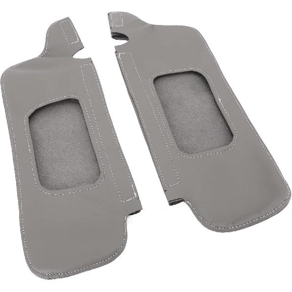 Car Sun Visor Cover, 2Pcs PU Leather Sun Visor Protector Scratch Cover for 1994-2004 with Stylish Look, Easy Installation, and Luxury Sporty Style