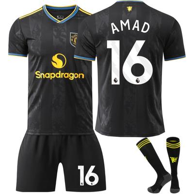 Manchester United FC Auswärtstrikot 25-26 Fußballtrikot für Kinder und Erwachsene AMAD #16