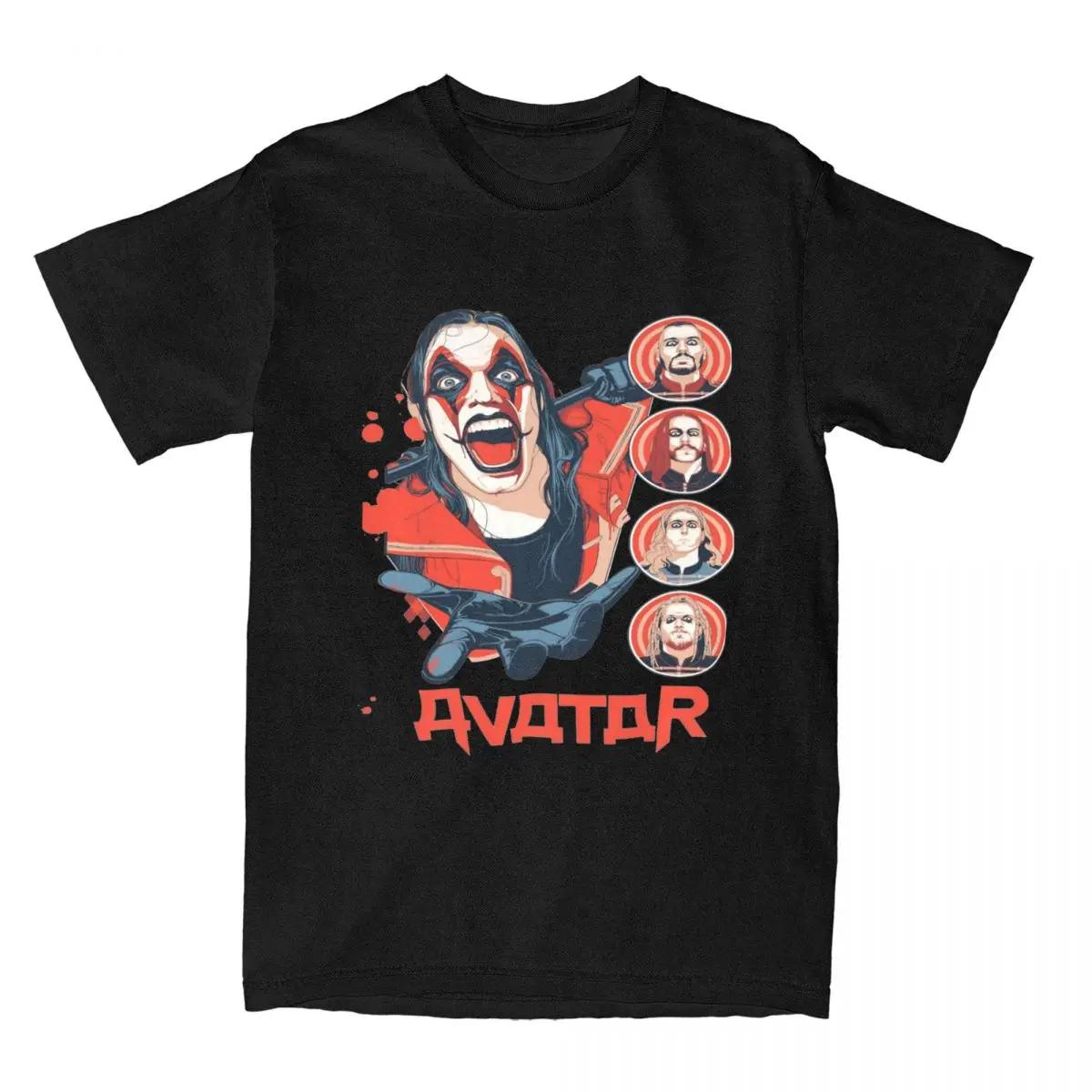 

Мужские Женские Футболки Тяжелый Метал Группа Аватар Мерч Йоханнес Эккерстрём Футболка Одежда Винтажная Футболка Новинка XXXXXL чёрный