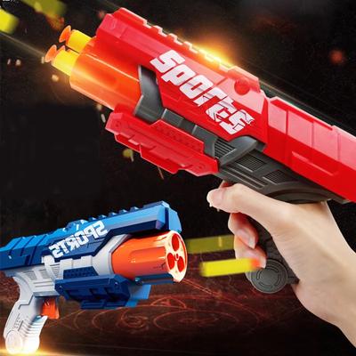 Kids Eva Soft Bullets Guns Toy Air Powered Safety Soft Bullet Guns Darts Airsoft Hollow Hole Head Foam Dart σε εσωτερικούς χώρους