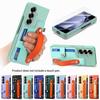 Samsung Z Fold7 Cross-Border Wristband Card Holder Case - Skin-Feel PC Shell with Integrated Film for Z Fold6