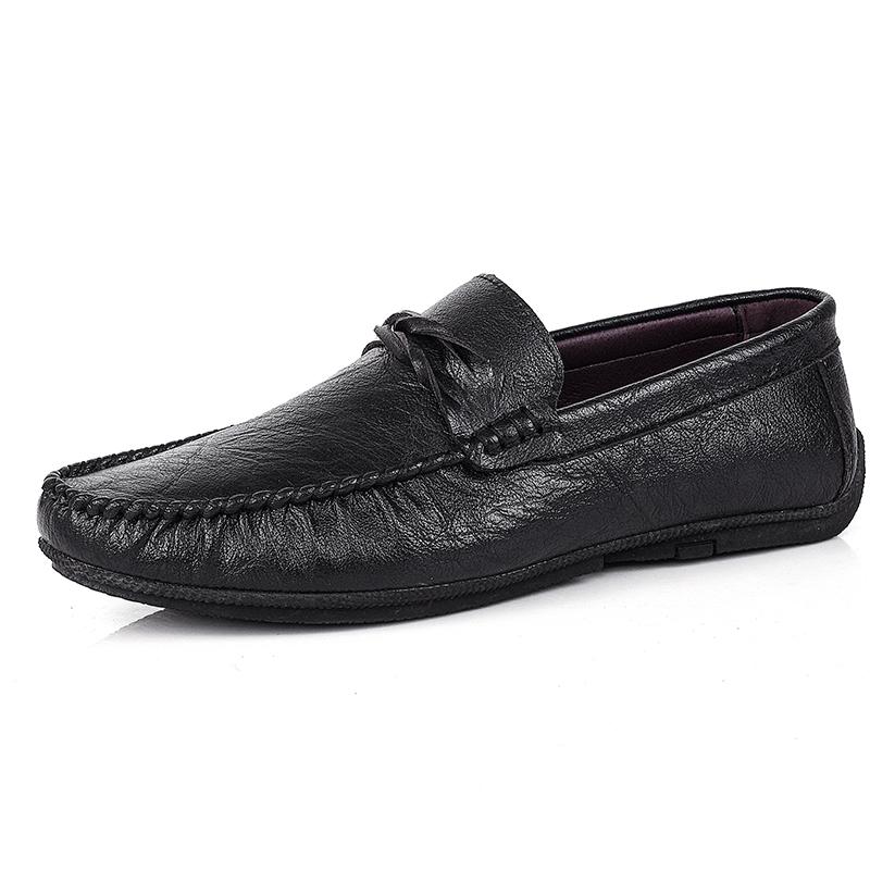 Fashion Classic Men's Italian Loafers Fashion Moccasins Slip on Breathable Footwear Male Driving Soft Shoes Leisure Walk Non-Slip Flats