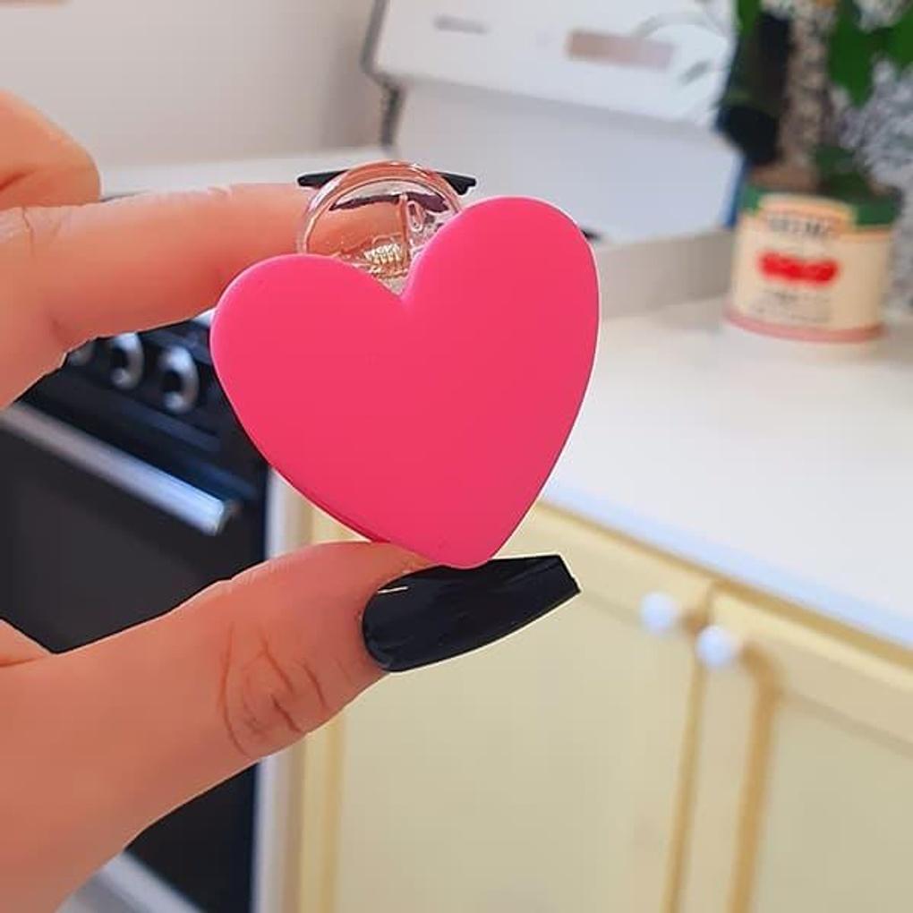 

Women s Matte King Heart Petite Hair Clip (Super Cute) green