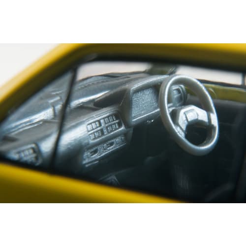 TOMYTEC LV-N272b Honda City R (Yellow) with Motocompo (1981 model)