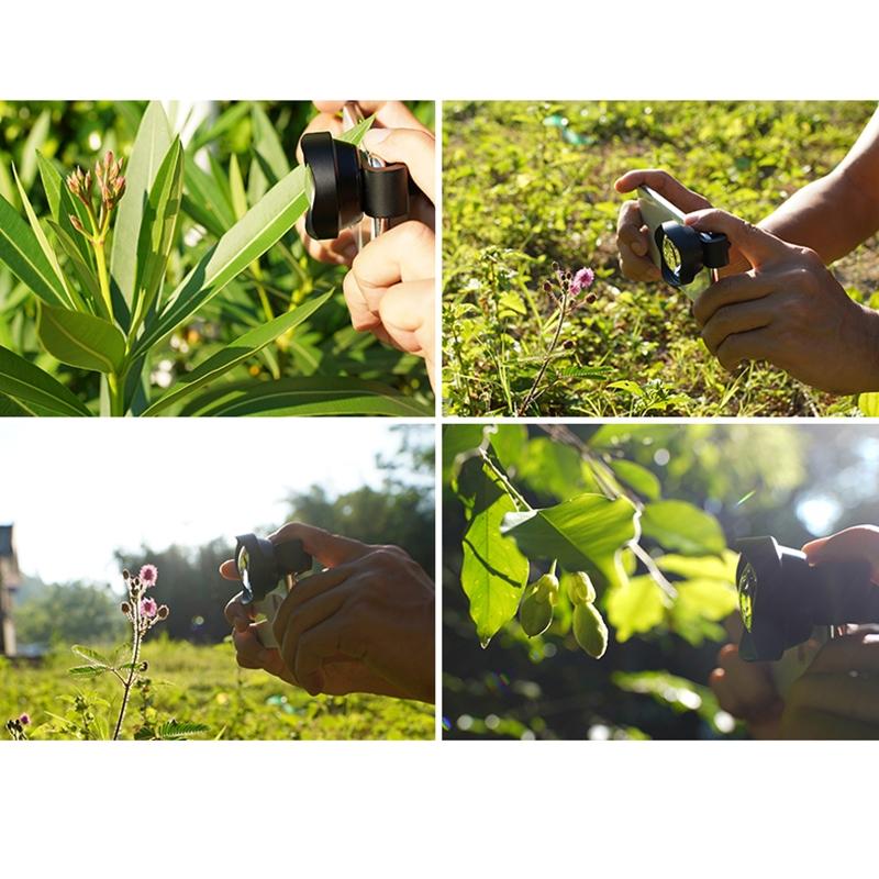 Professionelle Handykamera Externes Objektiv Universal 75mm 10X Makroobjektiv für 90% Handy-Makrofotografie