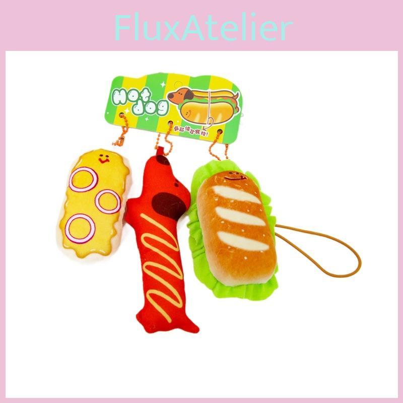 Hot Simulated Dog Plush Toy Cartoon Doll Keychain Backpack Pendant Gift Holiday