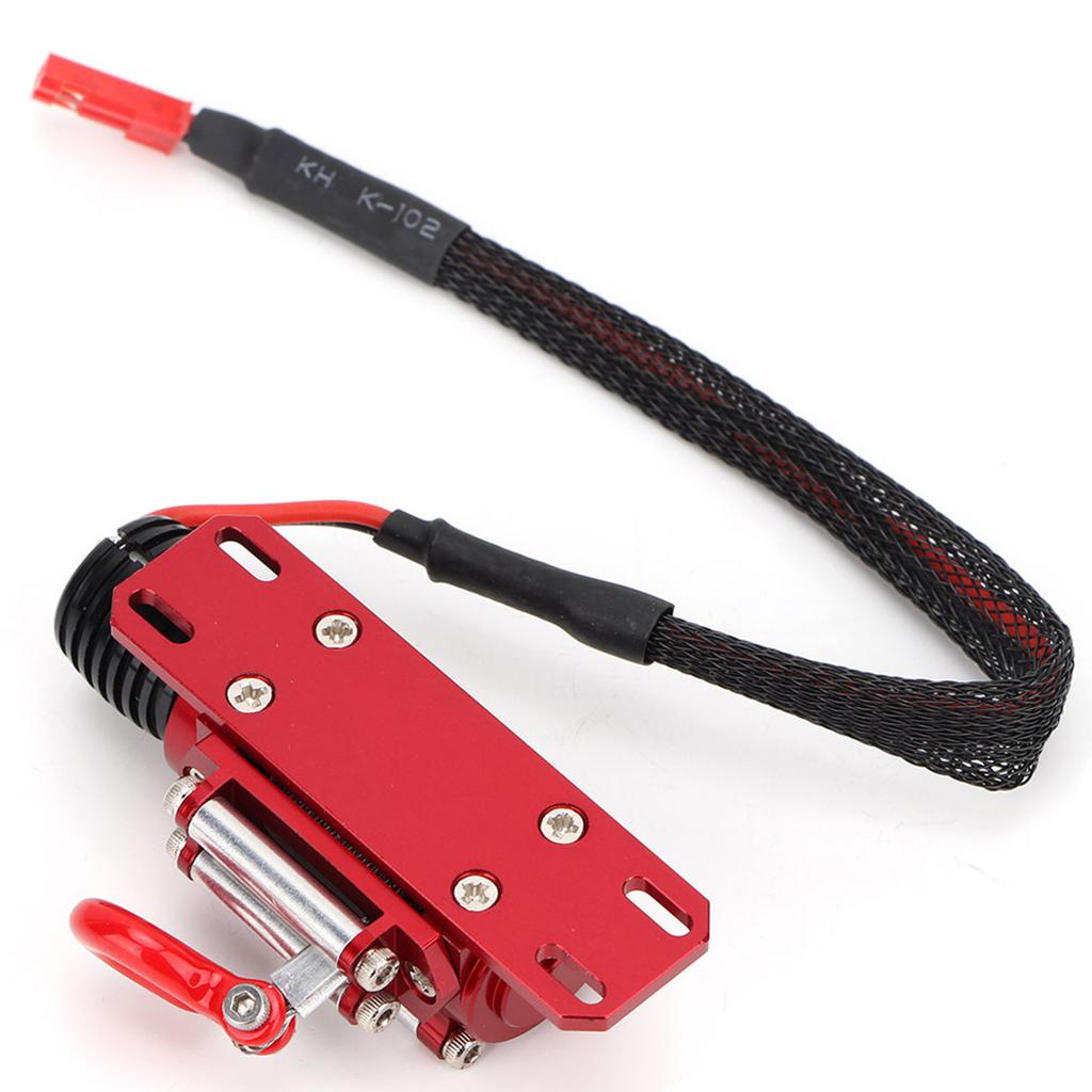 Electric Alloy Winch Fit for D90 SCX10 1:10 Simulation RC Car Accessory