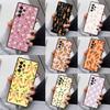 Cute Cartoon Carrot Pattern Phone Case For Samsung Galaxy S25 S23 S30 S8 S21 S20 FE S24 S22 Note 10 20 S8 Plus Lite Ultra