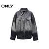 Only Women's 2025 Spring Gradient Washed Loose Denim Jacket