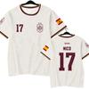 2026 Spain Team Player Style Yamal Football Jersey,#2 #3 #11 #15 #17 #22 #24 Quick‑Dry Short Sleeve T‑Shirt Kids Family Fan Kid