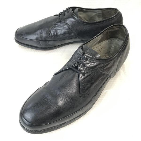 Vintage LLOYD Leather Plain Toe Dress Shoes [8.5/27.0/Black] Germany(USED)