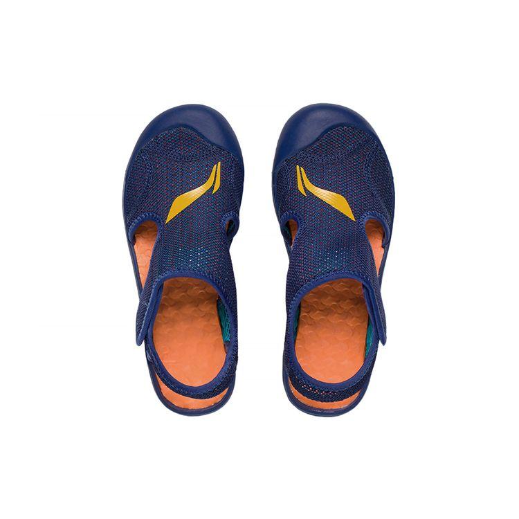 Li-Ning Cloud Non-Slip Shock Absorbing Childrens Sandals Kids Sandals Dark-Blue YKUS016-63