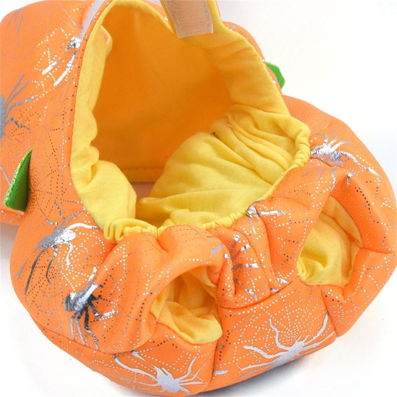 Halloween Pumpkin Shape Dogs Jumpsuit for Party Dogs Jumpsuit Pet Clothing for Christmas Outdoor Walking Jumpsuit Winter