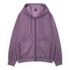 Nau Garment-Dyed Cotton Tape Pocket Sweat Zip-Up Hoodie Violet