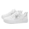 Niche Casual Board Shoes Men's Shoes 2025 New Spring Breathable Versatile Ins Couple Thick Sole Heightening White Shoes Women