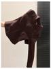 Women's Plus Size German Velvet Double Zipper Stand Collar Long Sleeve Slimming Jacket for Autumn/Winter