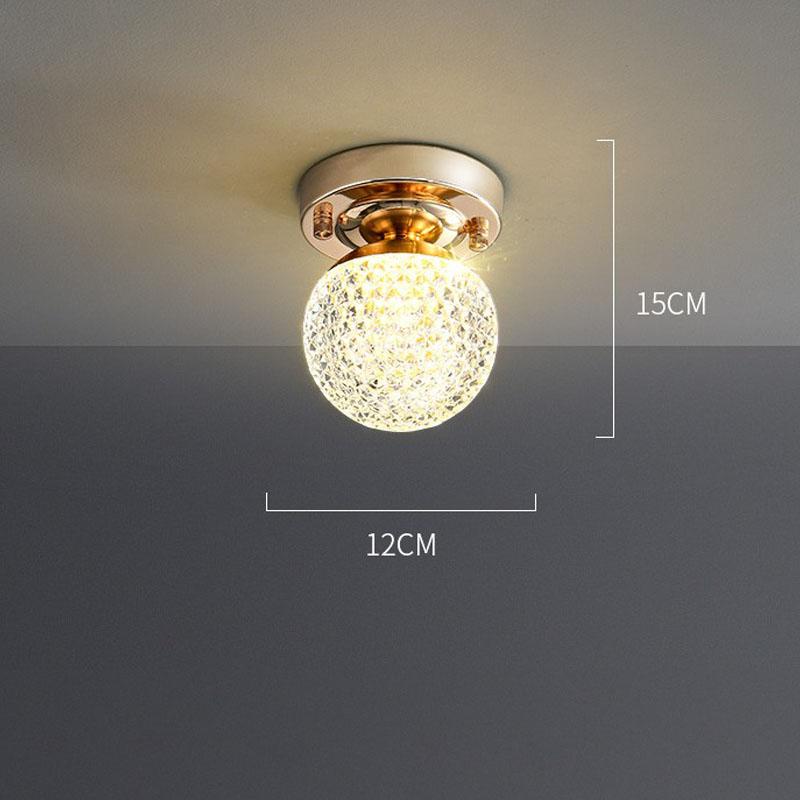 Crystal LED Ceiling Light Indoor Lighting Stairs Corridor Corridor Aisle Stairs Kitchen Dining Tables Decorative Ceiling Lamps