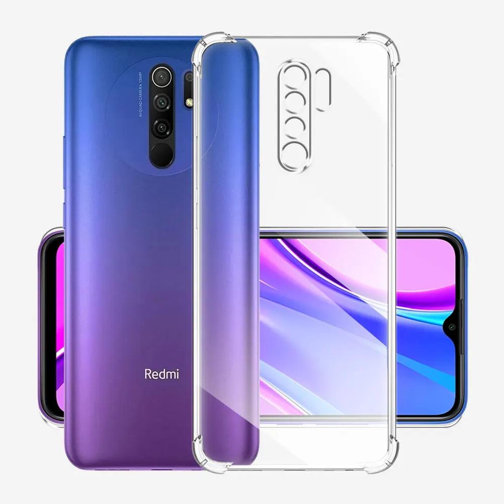 For Xiaomi Redmi 9 9A 9C Case Silicone Soft Shockproof Transparent Cover For Redmi 9C Nfc 9T Clear Case For Redmi9 Funda Coque