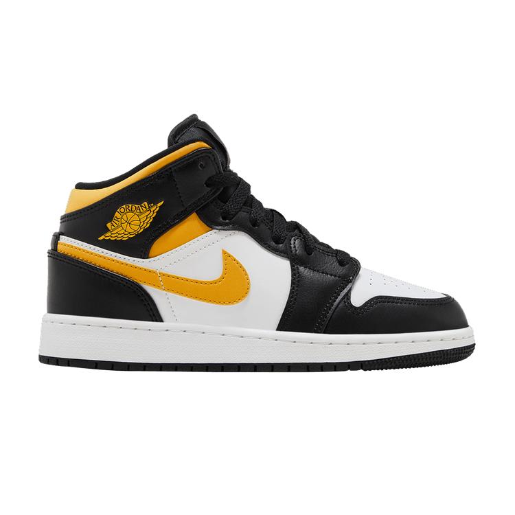 

Jordan 1 Mid White Pollen Black (GS) 36