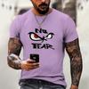 Summer Men's T Shirt Street Casual Short Sleeve Print T-Shirts Fashion Male Oversized Clothing O-Neck Pullover Funny Tops