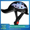 Retro Electric Scooter Flip-up Helmet - Lightweight, Personalized, Universal Fit for Men