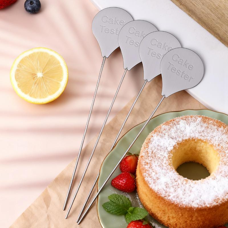 Cake Tester Probe Reusable Stainless Steel Cake Tester Needle Sticks For Bread Biscuit Muffin Pancake Baking Accessories