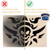 Yuelong 10Pcs Tattoo Practice Skins Double-Sided Fake Skin for Tattooing & Microblading | Reusable Blank Tattoo Skin Pad, Beginner-Friendly,