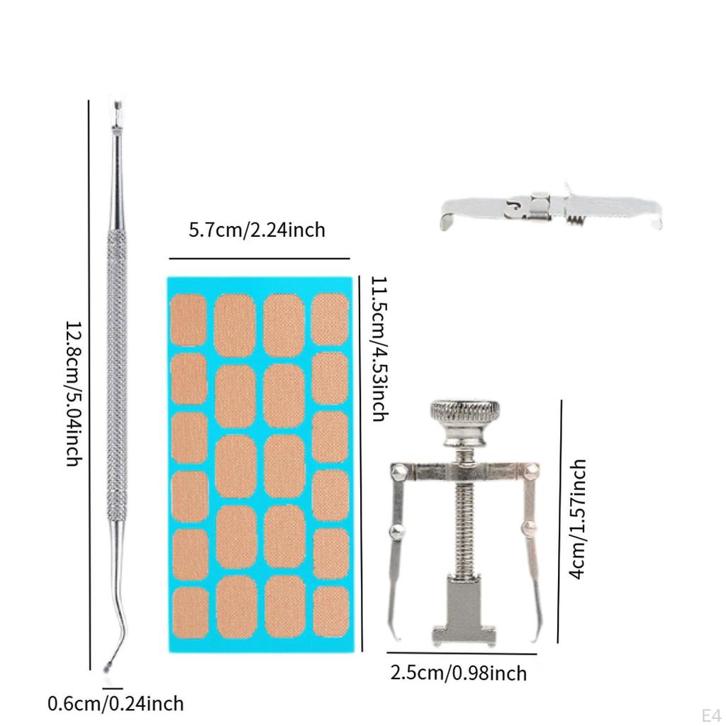 Ingrown Toenail Tool Set Efficient Toe Nail Correction Buckle Foot Care