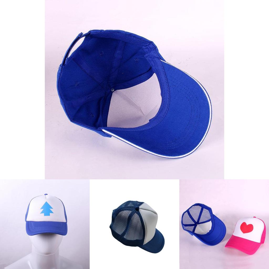 Hip-hop Style Gravity Falls Hat With Cool Cartoon Graphics