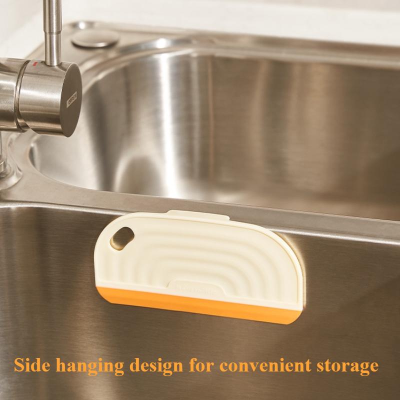 Handy Soft Silicone Squeegee - Non-Scratch Kitchen Scraping Tool, Window/Mirror/Countertop Wiper