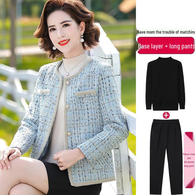 Hengyuanxiang Herbst 2025 Stilvolle Jacke für Frauen mittleren und höheren Alters