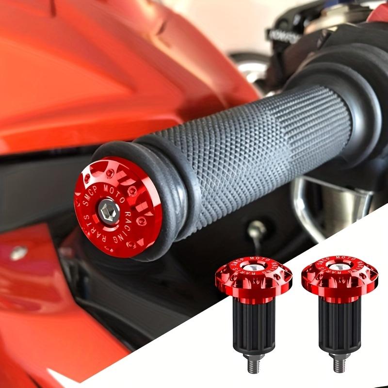 2pcs Universal Motorcycle Bar End Cap CNC Full Alloy for Handle Grip Motor Handlebar End Motorcycle Decoration Handle Plug Grip Stop