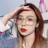 NEW Style Finished Myopia Glasses Women Fashion Anti-blue Light Eyewear Oversized Square Eyeglasses Computer Goggles Diopter