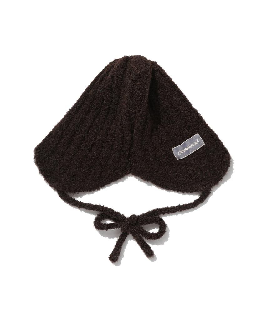 COVERNAT WOMAN Cloverheart Boucle Trooper Hat Brown