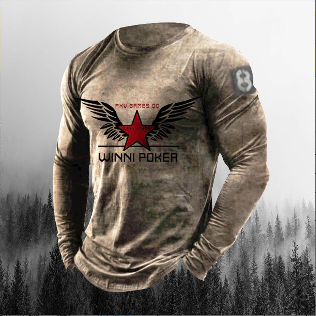 Vintage Men's Imitation Cotton T Shirts Spring Autumn Crew Neck Loose Long Sleeve Casual Top Tees Men Clothing Oversized T Shirt