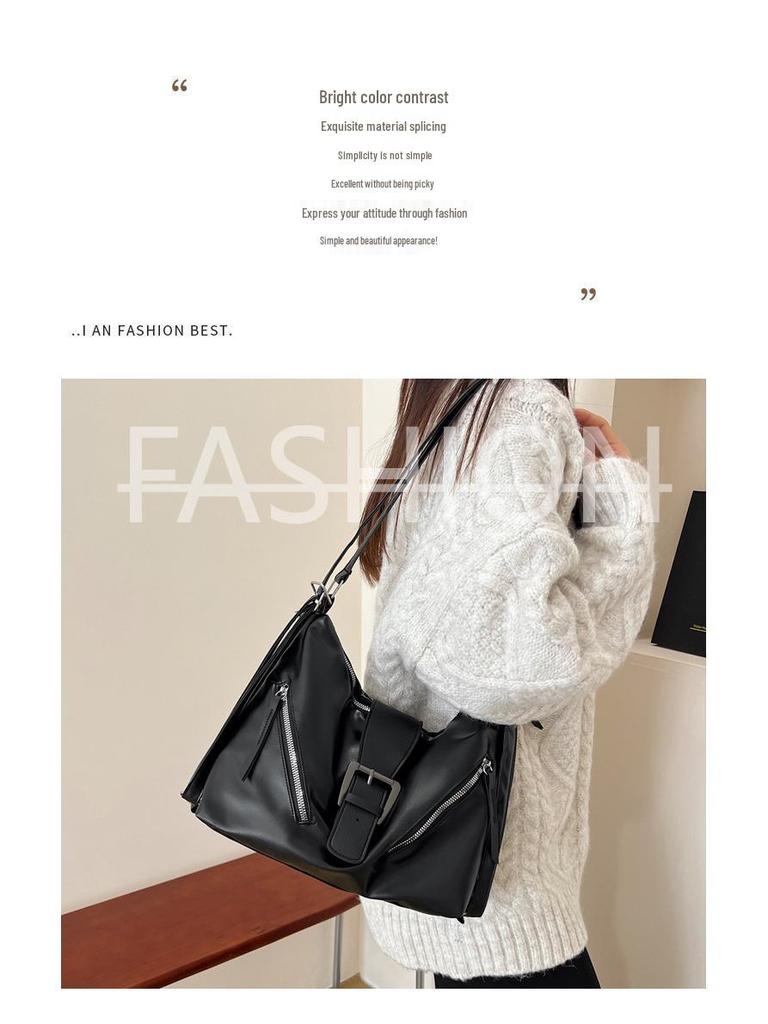 Damen Retro Rucksack Tote mit großem Fassungsvermögen - Trendige Herbst/Winter 2024 Mode, High-End Pendler-Schultertasche