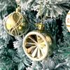 Hanakaze Set of 6cm Christmas Nordic with 4 Stylish and Gorgeous Gold Perfect for DIY Christmas and Perfect for Decorating Your Home or New 16-Piece