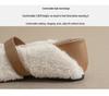 Weiwei Girl 138-1 Women's Fur-Lined Mary Jane Flats for Autumn/Winter