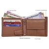 Oliver Redwood Light Brown Leather Wallet for Men, 6 Card Slot