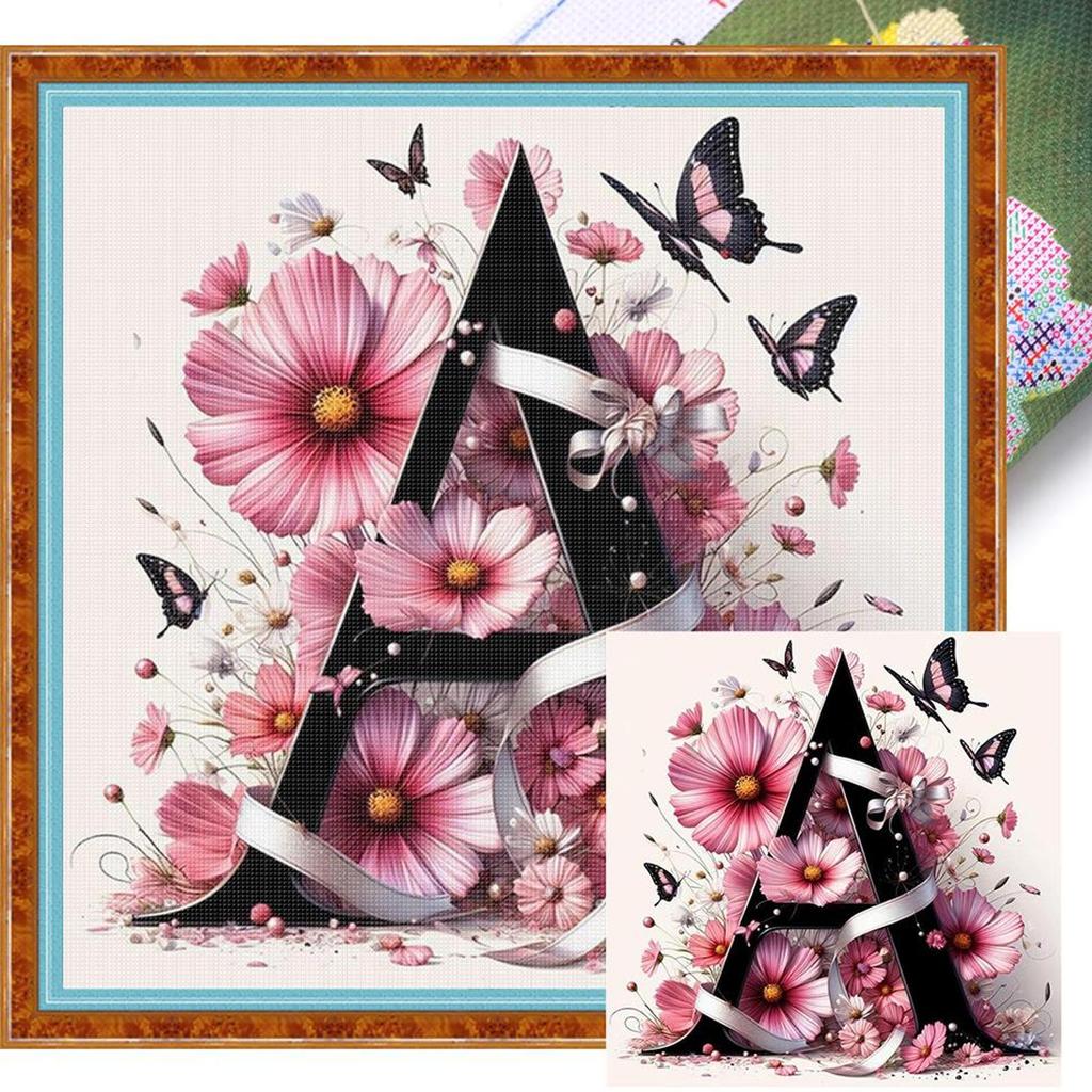 Animal Full 11CT DIY Stamped Cross Stitch Kits 40x40cm Cross Stitch Art and Crafts Kits for Beginners Adults Home Decor