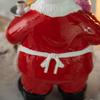 Christmas Santa Claus Chef Figurine Resin Cartoon Santa Statue Holiday Party Home Office Kitchen Desktop Decoration Ornament