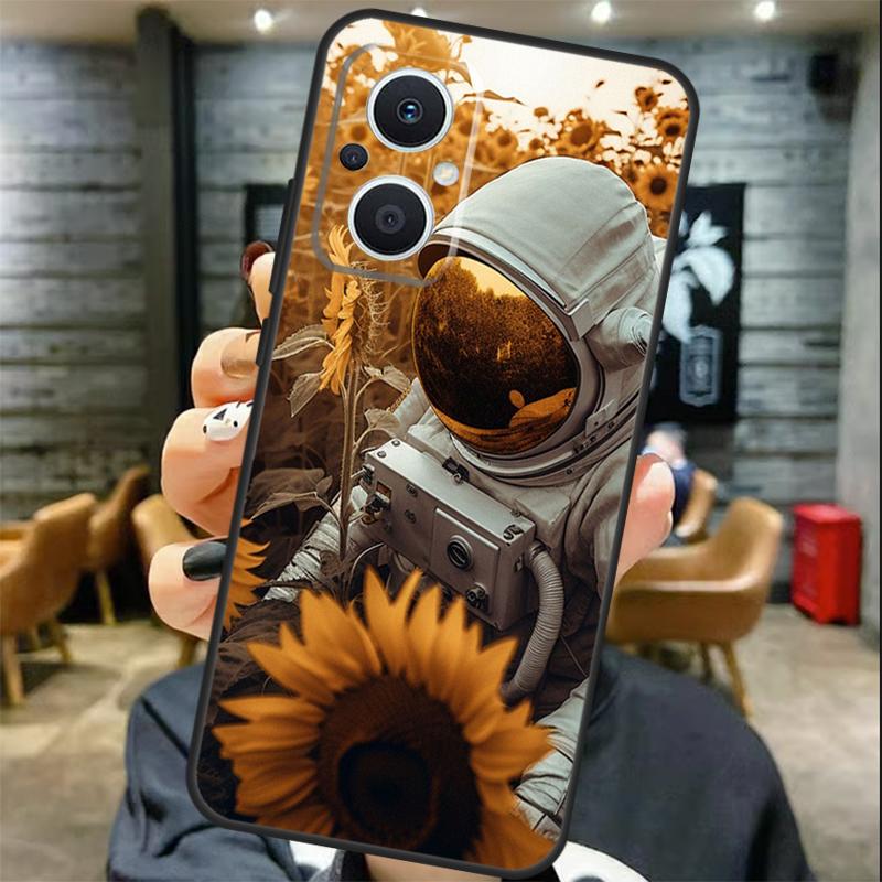 Beautiful Yellow Sunflower Case For OPPO Reno 8T 7 8 10 11 12 13 Pro 13F 12F OPPO Find X8 Pro X6 X3 X5 Lite Cover Coque