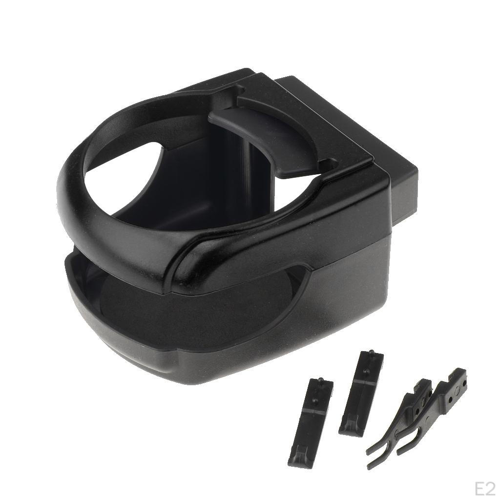 Car Air Vent Outlet Cup Holder Beverage Stand Mount Clipon Black