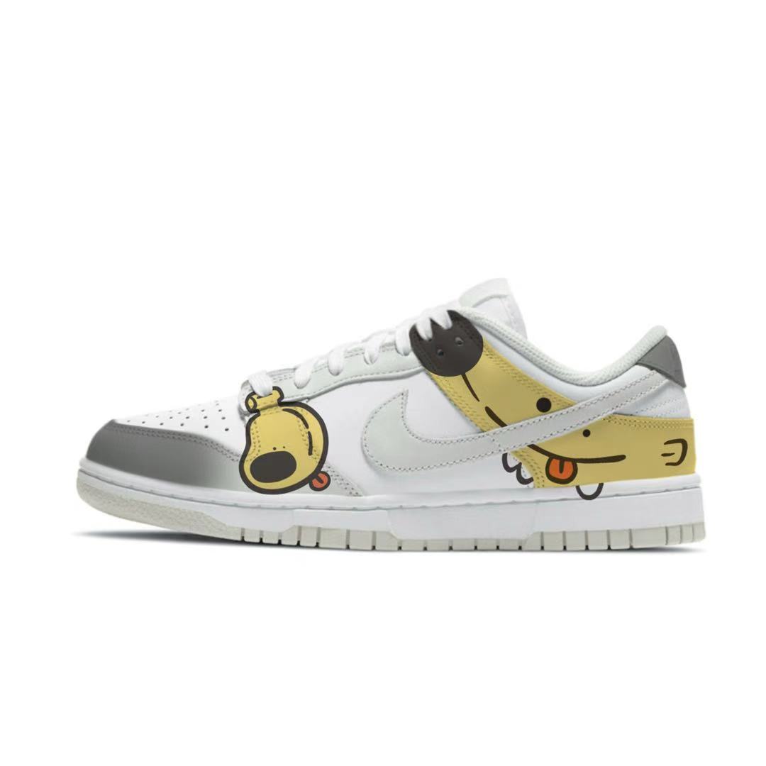 

Nike Dunk Wangchao Thermal Abrasion Resistant Low top Skateboard Shoes Unisex Gray White DD1503-103(TEAM-1404-) 35.5