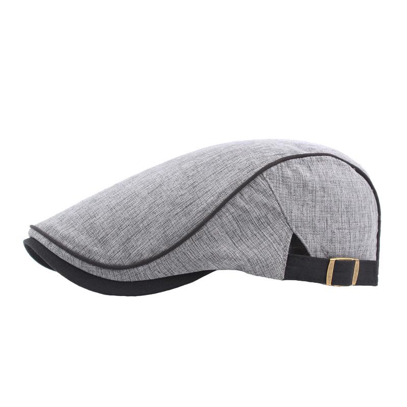 Men's and Women's Spring/Summer Fashion Cap: Versatile Duckbill, Flat Cap, Newsboy, and Beret Hat Styles